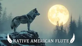 Wolf Soul Under Moonlight - Native American Healing Flute Music for Mental Health & Deep Meditation