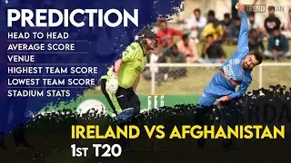 1st T20I: Ireland VS Afghanistan Match Prediction  2022 | IRE VS AFG Dream11 Prediction#pitchreport