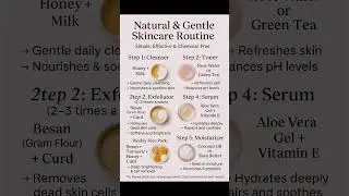 DIY Skincare Routine | Glow with 5 Natural Ingredients #ChemicalFree #HomeRemedie #NaturalSkincare