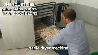 garlic dryer machine/Tray dryer machine/लहसुन सुखाने की मशीन/JN INDUSTRIES pune maharashtra india 🇮🇳
