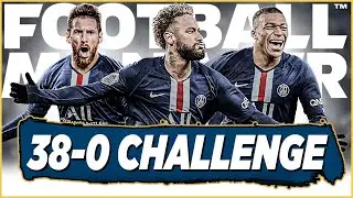 IMPOSSIBLE 38-0 WINS Challenge 😵 with Messi's PSG | Football Manager 2021