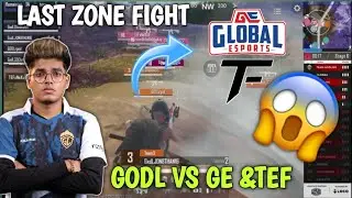 GodLike Chicken Dinner With 9 Kills😬😱/ Godl vs TEF & GE Last ZONE FIGHT⚡🔥