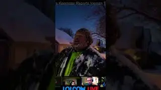 FAT GUY COPES OVER SNOW #Shorts