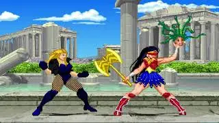BLACK CANARY VS WONDER WOMAN | DC MUGEN | INSANELY EPIC MUGEN BATTLE