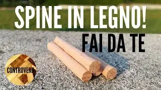 SPINE IN LEGNO FAI DA TE AL BANCO SEGA | 3 minuti di Falegnameria #7