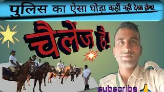 देखलो,झारखंड पुलिस का ऐसा घोड़ा नही देखा होगा| ghode ki video| ghode se prade| #JPAhazaribag 2024