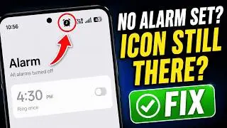 How To Remove Alarm Icon from Notification Bar | Alarm Clock Notification icon Kaise Band Kare