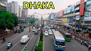 CHAOS STREET AMAZING DHAKA  CITY BANGLADESH  WALK TOUR 4K 60 FPS