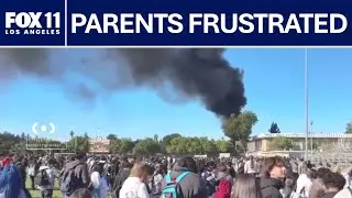 Fire breaks out at Kennedy HS in Granada Hills | FOX 11 LA