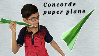 Concorde paper plane | How to make paper aeroplane✈ |simple and easy  paper air plane| paper plane