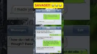 Savage text comebacks 😭😭😭 #funny #meme #comeback #savage