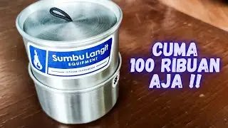 Ultralight Cooking set buatan lokal | Sumbu langit cooking pot + bowl