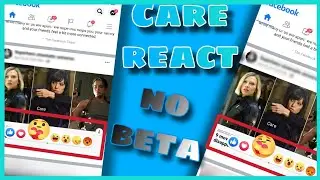 How to add care react on Facebook | in Hindi |
