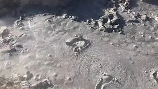 Mud Boiling in the Bolivian Salt Flats