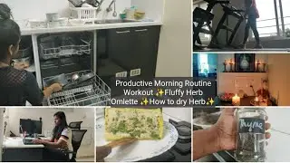 Vlog 22 -INDIAN MOM 5AM BUSY MORNING ROUTINE | MUSHROOM OMELETTE BREAKFAST RECIPE | INDIAN MOM VLOGS