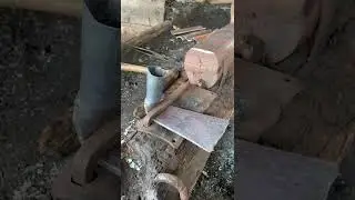how to form a jackhammer, traditional agricultural tools #blacksmith #traditonalblacksmith