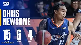 Meralco's Chris Newsome GOES CLUTCH vs. Converge | PBA SEASON 49 PHILIPPINE CUP | HIGHLIGHTS