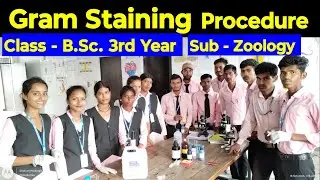Gram Staining practical in hindi ।। gram Staining procedure ।। @Happybiologyclass