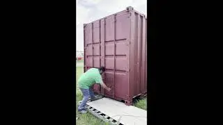 Easy Open Door Handle retro fit for used shipping container door handles.