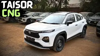 All new Toyota Taisor CNG ₹8.71 lakh || Toyota TAISOR E CNG Base model 2024 review ||