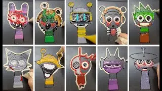 Incredibox Sprunki : Pinkl, Vineria, Fun Bot, Oren, Owakck, Wenda, Simon... pancake art challenge