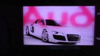 Audi dynamischer Lichtkasten mit Ton