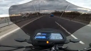 Bajaj Dominar 400 top speed // +crash