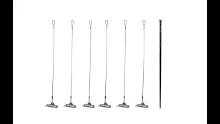 Pack of 6 - Duckbill Earth Anchor 68-DB1 - Includes 1 Drive Steel Tool - Overview
