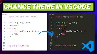 How To Change Theme in Visual Studio Code (2025)