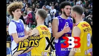 The Biggest Game Of My Life! Playing LaMelo & LiAngelo Ball with the London Lions