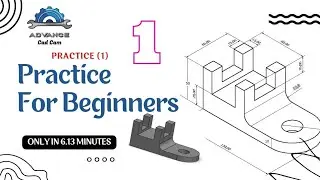 Solidwork Basic Practice Exercises For Beginners!! #solidworks #solid  #practice #3d #basic