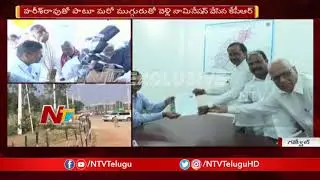 Exclusive Visuals : #KCR Files Nomination Papers in #Gajwel RDO Office | NTV