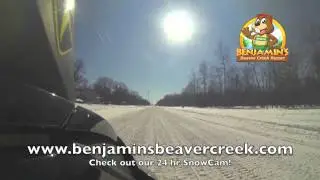 Northern Michigan Snowmobile Adventure, Sick Trails!