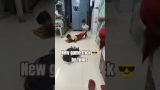 Twins boys new game trick which we are learning from them 🤣🤗 har din nya#youtubeshorts #cutebaby #yt