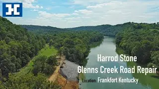 Harrod Concrete and Stone with Mac Construction Repairing Glenns Creek Road August 2023