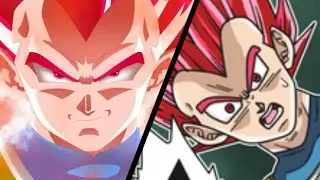 The Red Super Saiyan God Vegeta