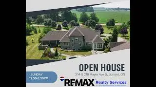 214 & 218 Maple Ave S Burford, ON  Luxury Rural Resort Living