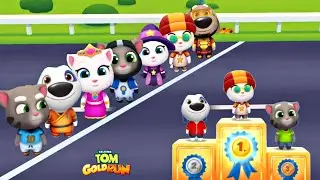 Talking Tom Gold Run - Race of Heroes - Full Screen - LILU Gameplay (Android, iOS)