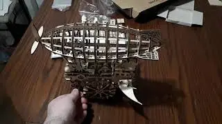 Badass wooden zeppelin model