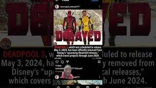 Deadpool 3 delayed!!!! #shorts #marvel #mcu #deadpool3 #wolverine #movies #spiderman