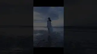 Creative photography, nuclear radiation, ocean pollution, water no longer blue