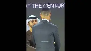 Ronaldo Won The Player Of The Century Award🥶🤩 #shorts #football #soccer