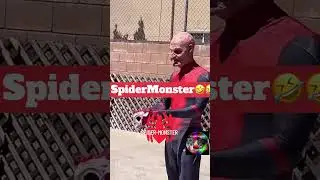 Spider-Monster turns up to kid&rsquo;s birthday party 🤣🤣🤣 #funny #spiderman #shorts #birthday #video