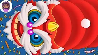 🐍WormsZone.io ❤001 Slither Snake Top01 /Best World Record Snake Epic cacing WormsZoneio #2038#viral 