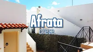 Afrata. Walking tour. Chania, Crete, Greece. | 漫步在Afrata，在克里特西北部有很多漂亮房子的小村庄。