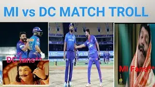 MI vs DC MATCH TROLL 😂😂😂