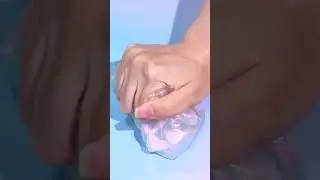 Poking Holographic Slime in Silence&hellip; It Hits So Hard 💿✨🔇#HolographicSlime#SlimeASMR#PokingSlime