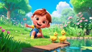Ducky Wings Go Flap, Flap, Flap | Fun Animal Rhyme | Nursery Rhymes & Songs