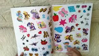 Sticker Book Treasury MY LITTLE PONY THE MOVIE with Over 350 Reusable Sticker