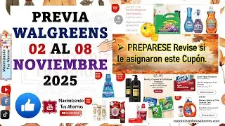 🚨Prepárese busque y Guarde estos Cupones🔥 Hogar, Personal y Más👉🏻Previa Walgreens 11/2/25 al 11/8/25